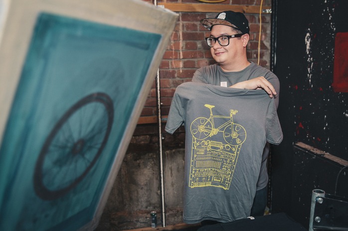 A tee straight off the press